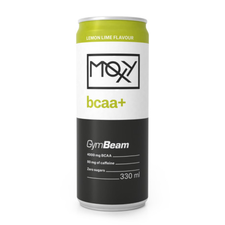 Energydrink MOXY bcaa+ 330 ml – GymBeam – Zitronenlimette