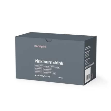 Rosa Burn-Getränk – GymBeam – Zitrone – 150 g