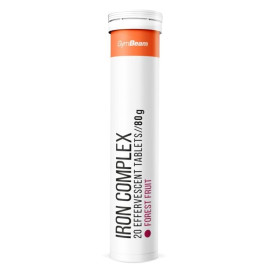 Iron Complex Sparkling – GymBeam – Waldfrüchte – 20 Tab.