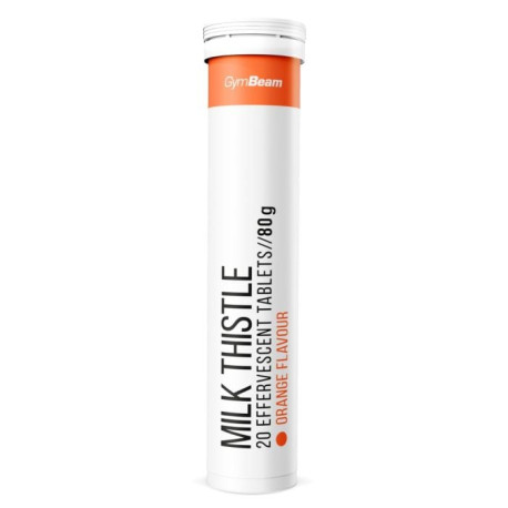 Mariendistel – GymBeam – orange – 20 Tabletten.