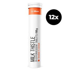 Mariendistel – GymBeam – orange – 12 x 20 Tabletten