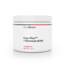Cran-Max™ + Mannose-Getränk - GymBeam - Himbeere - 157 g