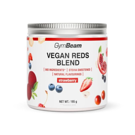Vegane Reds Blend – GymBeam – Erdbeere – 195 g