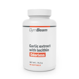 Knoblauchextrakt mit Lecithin – GymBeam – 90 Säckchen.