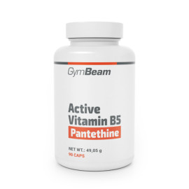 Aktives Vitamin B5 (Panthetin) - GymBeam - 90 Säckchen.