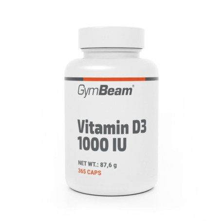 Vitamin D3 1000 IU - GymBeam - 365 Kondensatoren