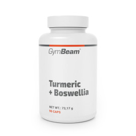 Kurkuma + Boswellia – GymBeam – 90 Kappen.