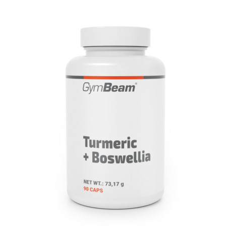 Kurkuma + Boswellia – GymBeam – 90 Kappen.
