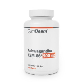 Ashwagandha KSM-66® 500mg - GymBeam - 180 Kapseln.