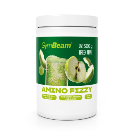 Amino Fizzy – GymBeam – Grüner Apfel – 500 g