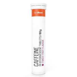 Koffein sprudelnd – GymBeam – 20 Tabletten.