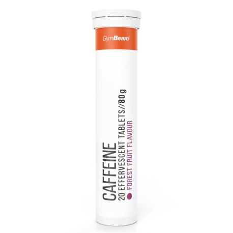 Koffein sprudelnd – GymBeam – 20 Tabletten.