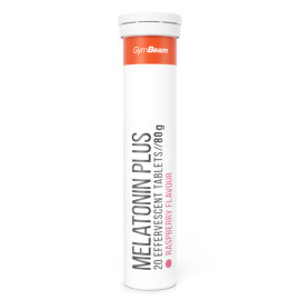 Melatonin Plus sprudelnd – GymBeam – Himbeere – 80 g