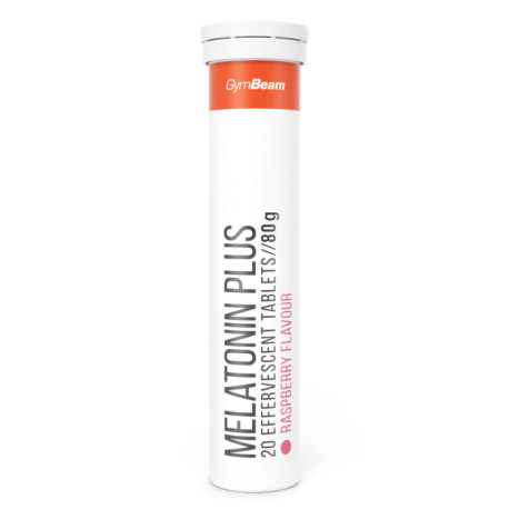 Melatonin Plus sprudelnd – GymBeam – Himbeere – 80 g