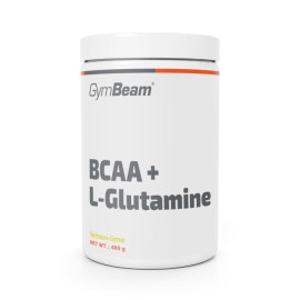BCAA + L-Glutamin – GymBeam – Lemon Lime – 480 g