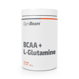 BCAA + L-Glutamin – GymBeam – Orange – 480 g