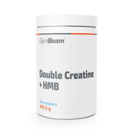 Doppelte Kreatin + HMB - GymBeam - Blauer Himbeer