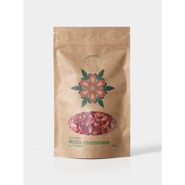 Getrocknete Rosenblätter – rote Blütenblätter 50 g