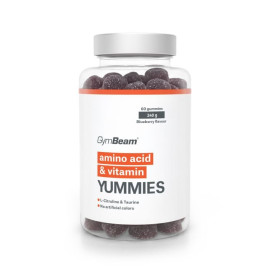 Aminosäure- und Vitamin-Gelee-Bonbons – GymBeam – Blaubeere – 240 g