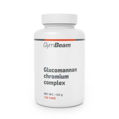 Glucomannan und Chromkomplex – GymBeam – 144 g – 120 Tab.