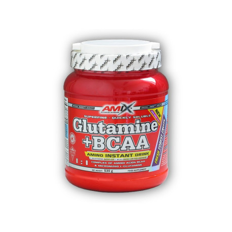 L-Glutamin + BCAA 530g – Zitrone-Limette