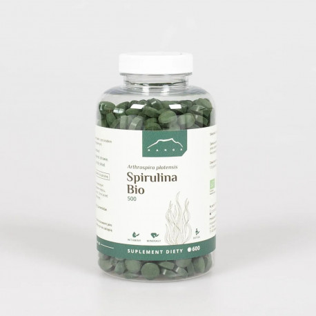 Spirulina Tabletten 500 mg - Arthrospira platensis - 300g (600 Tabletten)