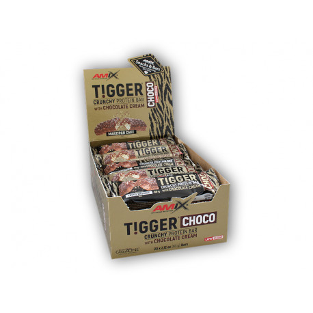 20x Tiger Choco Crunchy Riegel High Protein 60g - Dreifach Brownie