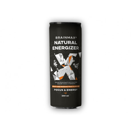 Natural Energizer, Energy Drink 250ml - Passionsfrucht Pfirsich