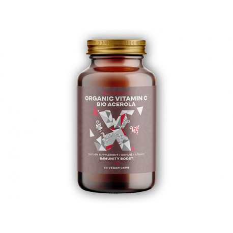 Bio Vitamin C BIO Acerola, Vitamin C aus Acerola 60 pflanzliche Kapseln