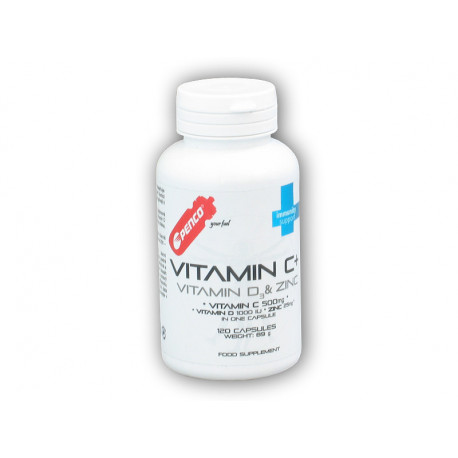 Vitamin C plus D3+Zink 120 Kapseln