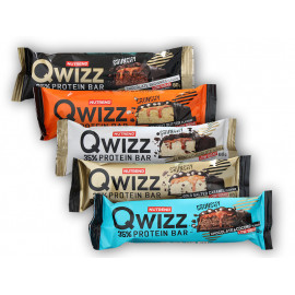 Qwizz 35% Protein Riegel 60g - Schokolade Mandel