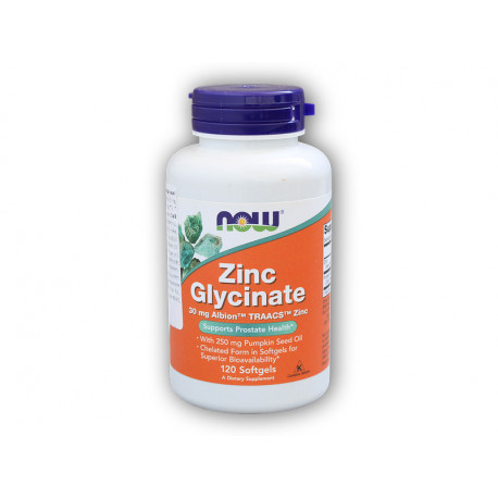 Zinkglycinat + Kürbiskernöl 30mg 120 Kapseln