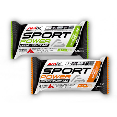 Sport Power Energy Snackriegel mit Koffein 45g - Zitrone Limette