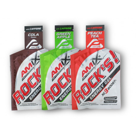 Rocks Energy Gel mit Koffein 32g - grüner Apfel