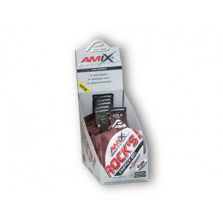 20x Rocks Energy Gel mit Koffein 32g - grüner Apfel