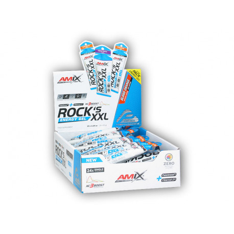 24x Rocks Energy Gel XXL mit Koffein 65g - Cola